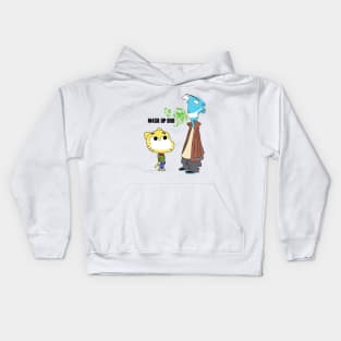 GUMBALL AND ED EDD AND EDDIE MASK UP Kids Hoodie